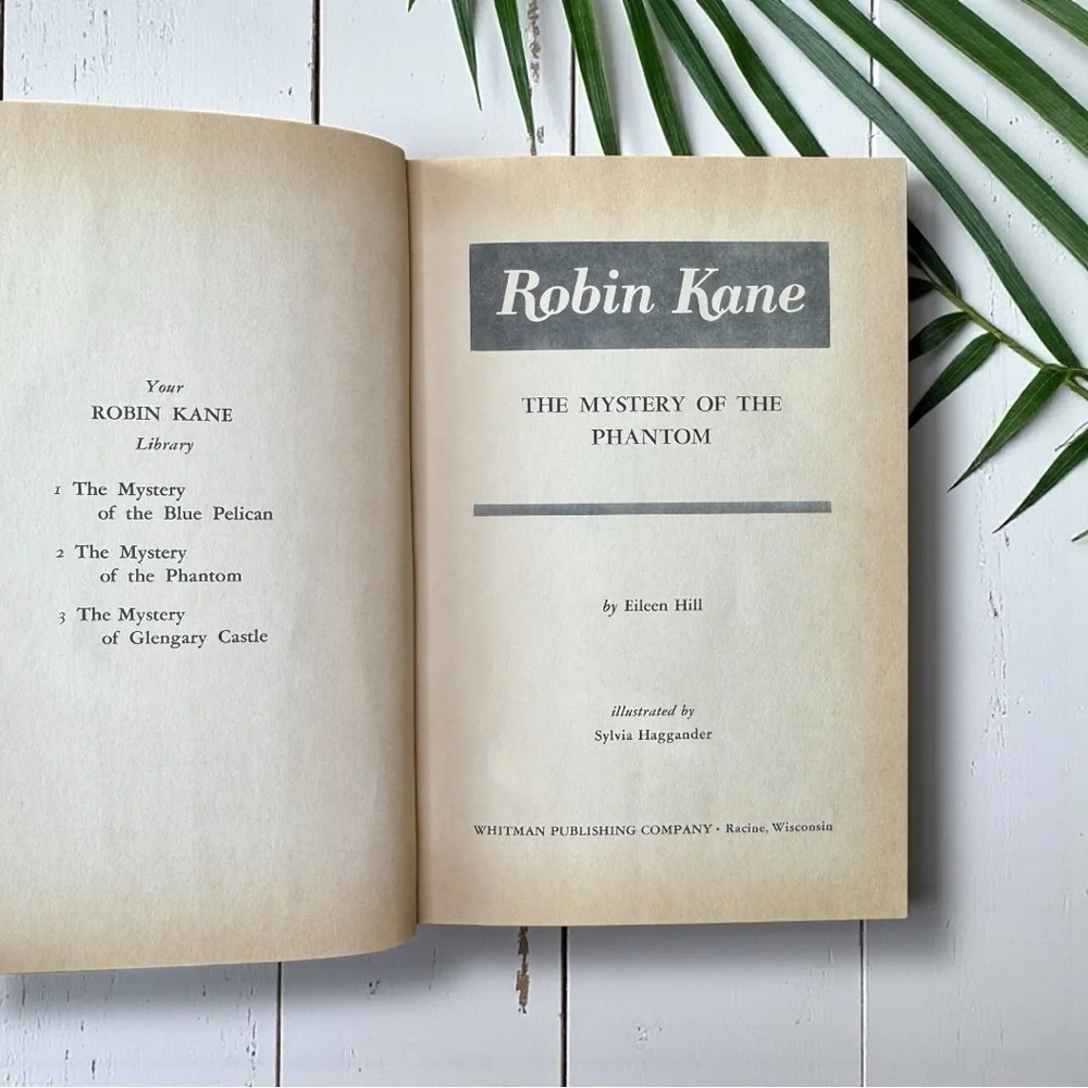 Robin Kane: The Mystery of the Phantom – Vintage Whitman Hardcover (1966)